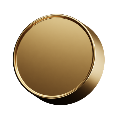 Gold Coin  3D Illustration