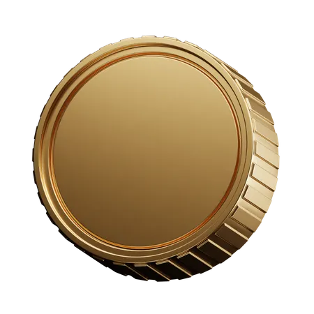 Gold Coin  3D Illustration