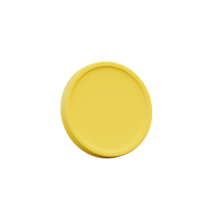 Gold Coin  3D Illustration