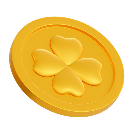 Gold Coin  3D Illustration