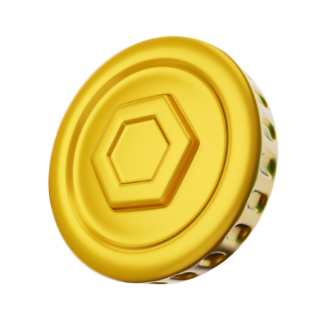 Gold coin 3D Illustration