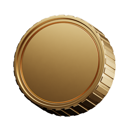 Gold Coin 3D Illustration