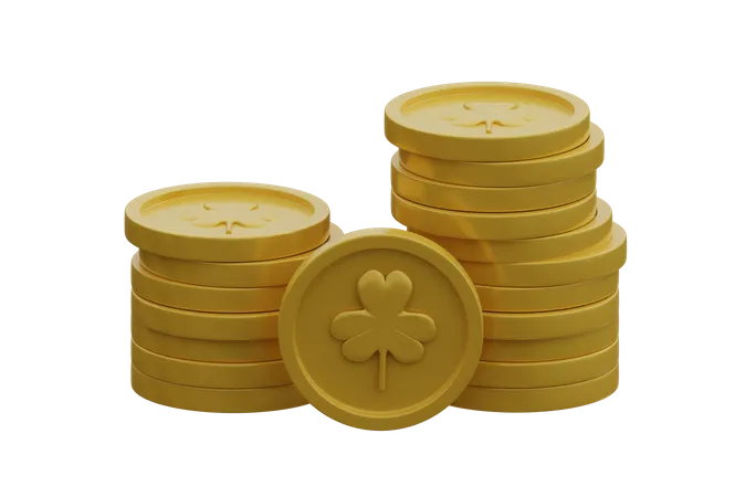 Gold coin  3D Icon