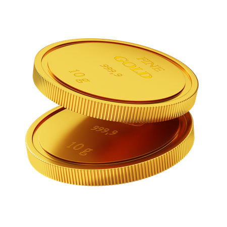 金貨  3D Icon