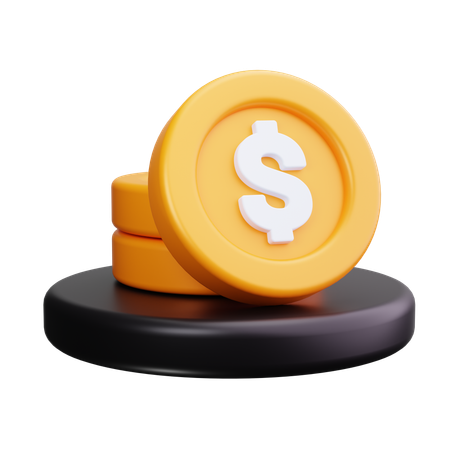 金貨  3D Icon