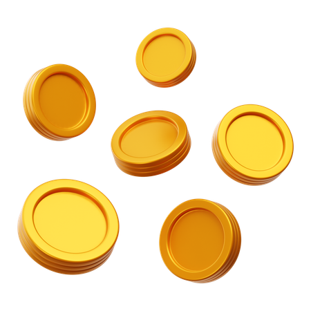 金貨  3D Icon