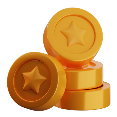 金貨  3D Icon