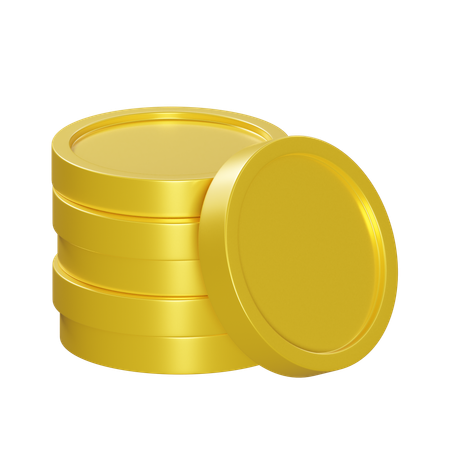 Gold Coins  3D Icon