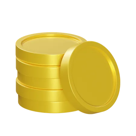 Gold Coins  3D Icon