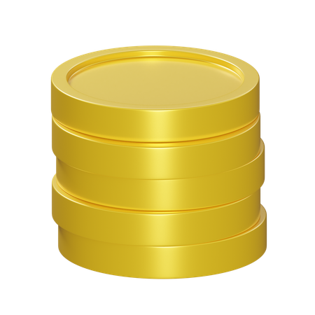 Gold Coins  3D Icon