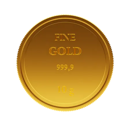 Gold Coins  3D Icon