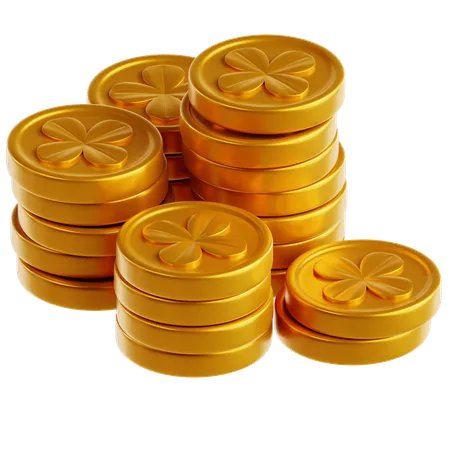 Gold Coins  3D Icon