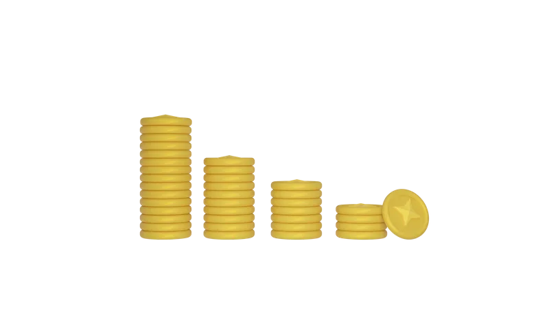 Gold Coin With Cash 3D Icon