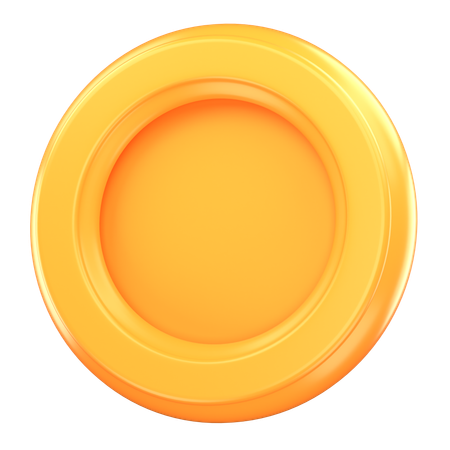 Gold Coins Stack  3D Icon