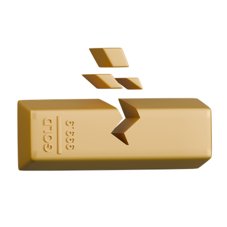 Gold Crack  3D Icon
