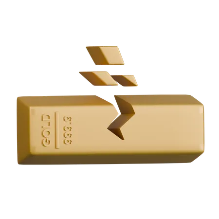 Gold Crack  3D Icon