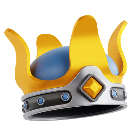 Gold Crown  3D Icon