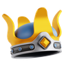 beautiful crown 3d logos