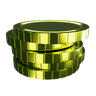 3ds of gold dollar coin
