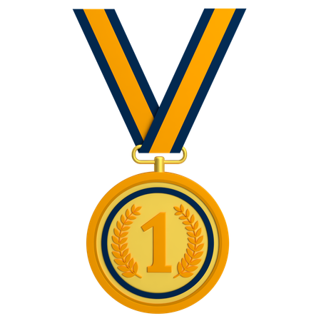 Goldene Emblemmedaille  3D Icon