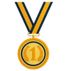 Gold Emblem Medal