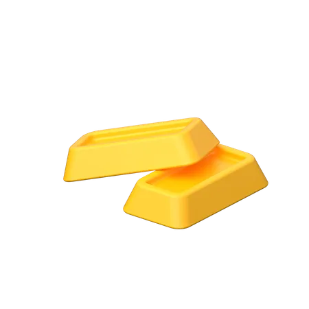 Gold Ingot 3 D Icon Symbolizes Wealth And Prosperity Featuring A Three Dimensional Representation Of A Gleaming Gold Ingot Or Bar 3D Icon