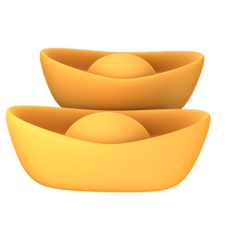 Gold Ingot  3D Icon