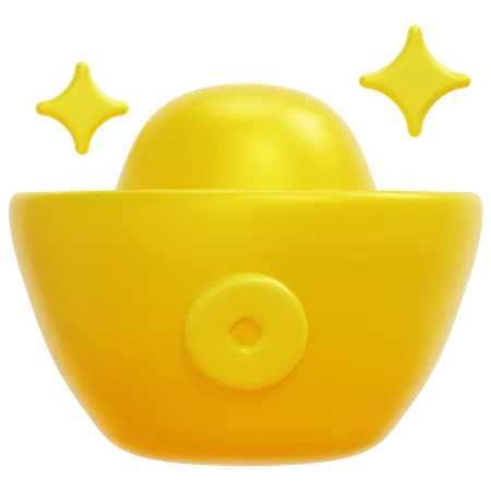 Gold Ingot  3D Icon