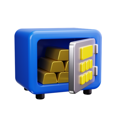 Gold Ingots  3D Icon