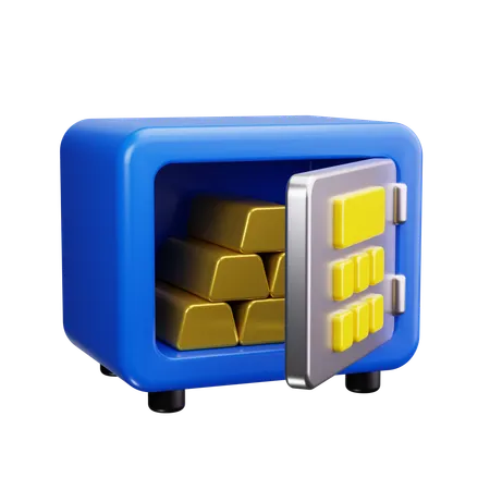 Gold Ingots  3D Icon