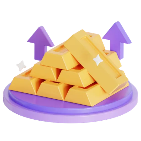 Goldanlage  3D Icon