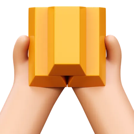 Gold Investment  3D Icon