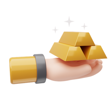 Goldanlage  3D Icon