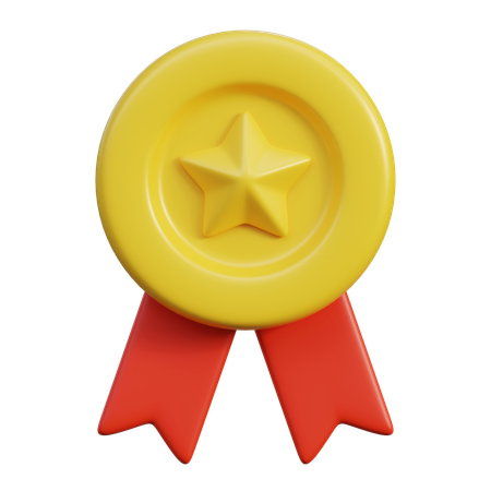 Gold Medal  3D Icon