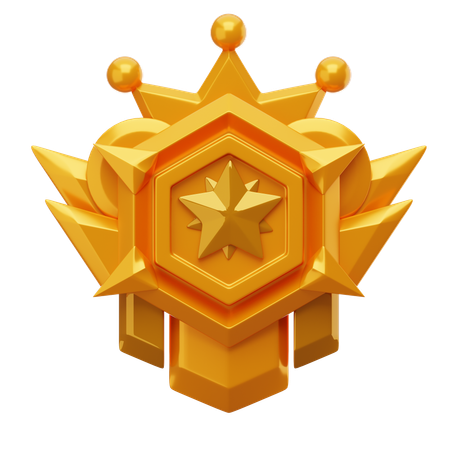 Gold Medal  3D Icon