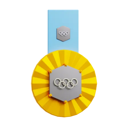 Gold Medal  3D Icon