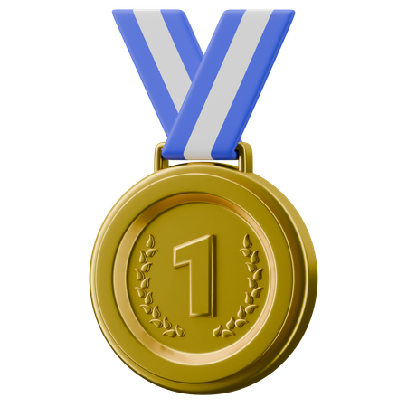 Gold Medal  3D Icon