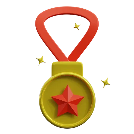 Gold Medal  3D Icon