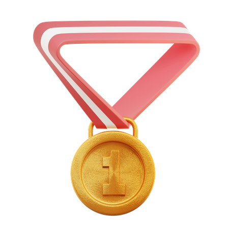 Gold Medal  3D Icon