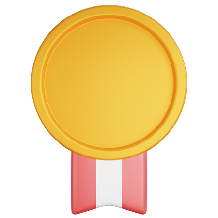 Gold Medal  3D Icon