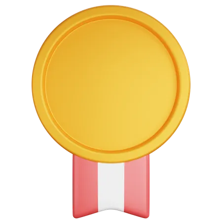 Gold Medal  3D Icon