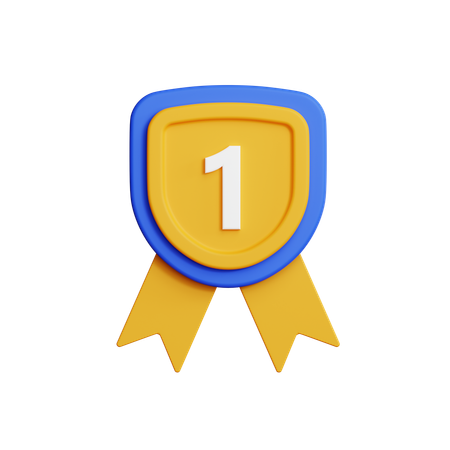 Gold medal  3D Icon