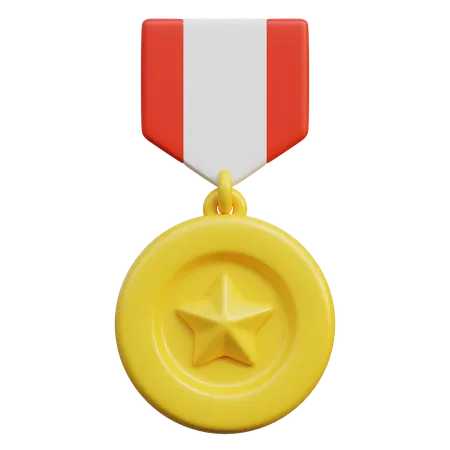 Gold Medal  3D Icon