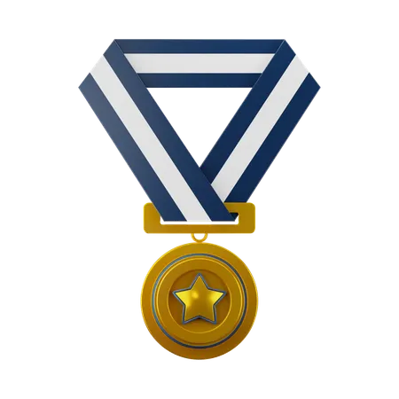 Gold medal  3D Icon