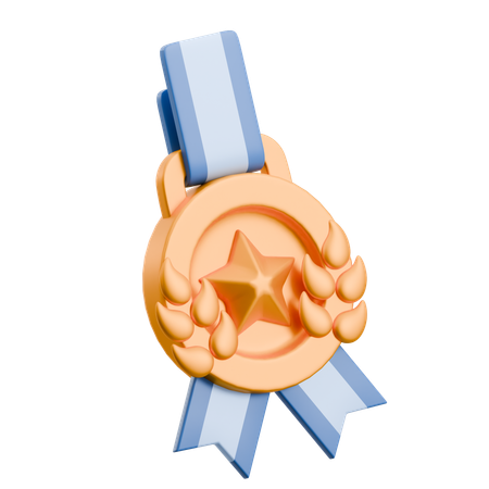 Gold Medal  3D Icon