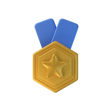 Gold Medal  3D Icon