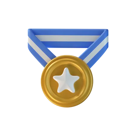 Gold Medal  3D Icon