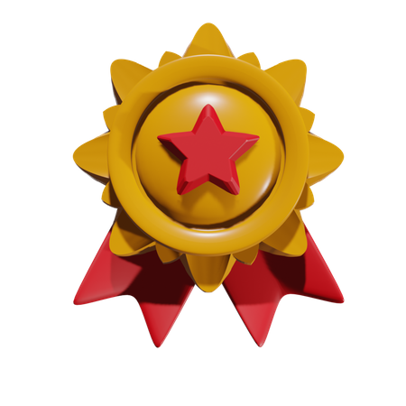 Gold Medal  3D Icon