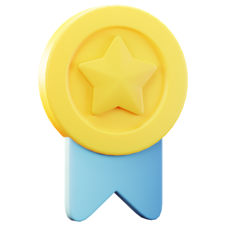 Gold Medal  3D Icon