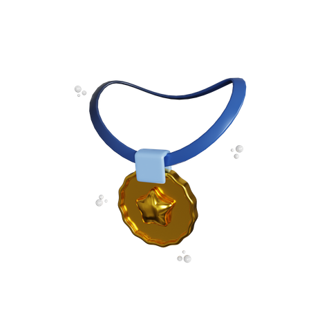 Gold Medal  3D Icon